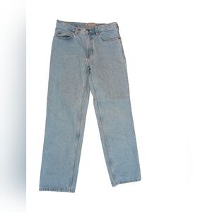 Men's Light Blue Straight Jeans